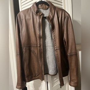 Massimo Dutti Leather Jacket